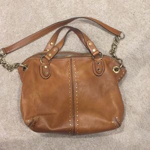 Gold studded Michael Kors purse